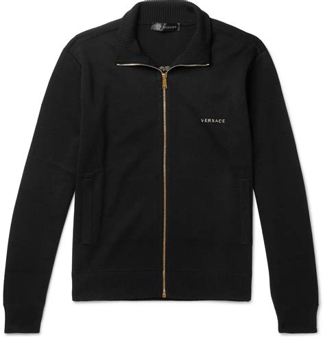 versace zip up|versace sweaters for men.